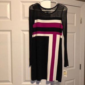 Classic dress in Viscose and Nylon